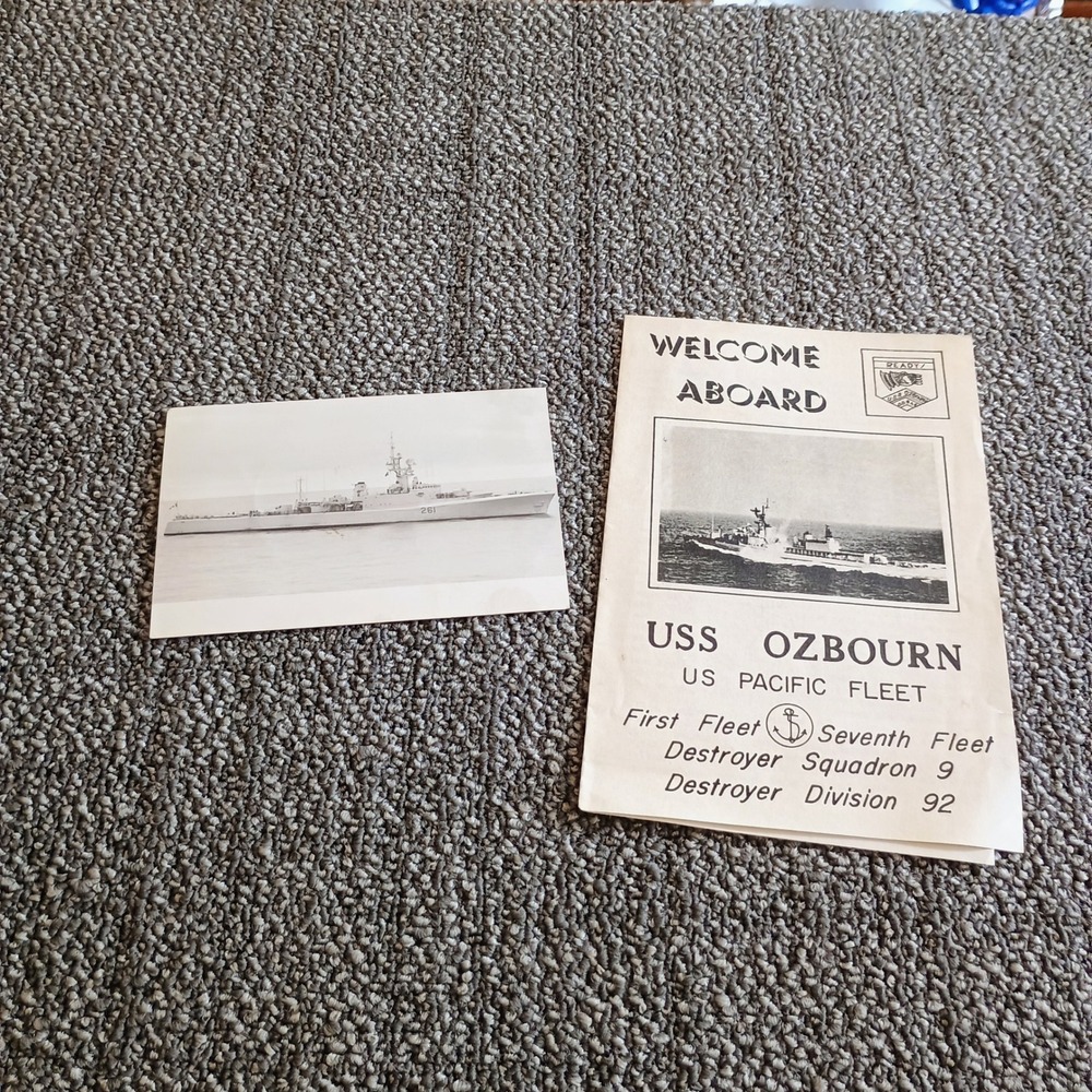 Vintage US Navy Coast Guard Canadian Navy Ship Pamphlets Postcards Ephemera Lot - Picture 2 of 8